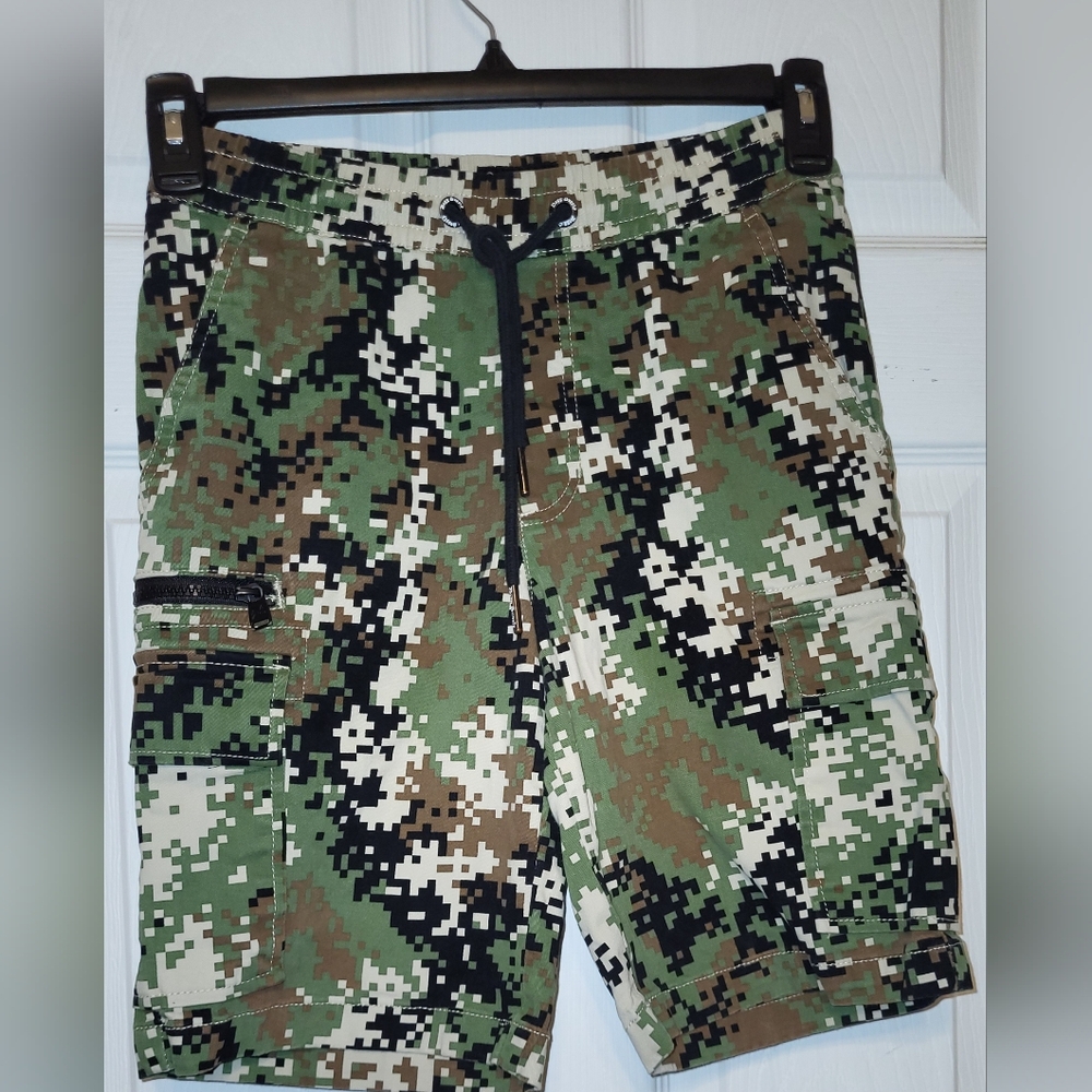 dogg supply by snoop dogg XS Camo Cargo Shorts Cotton Spandex